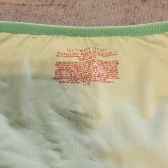 Victoria's Secret Swim L The Knockout Bikini Bottom Mint Green - Picture 3 of 3